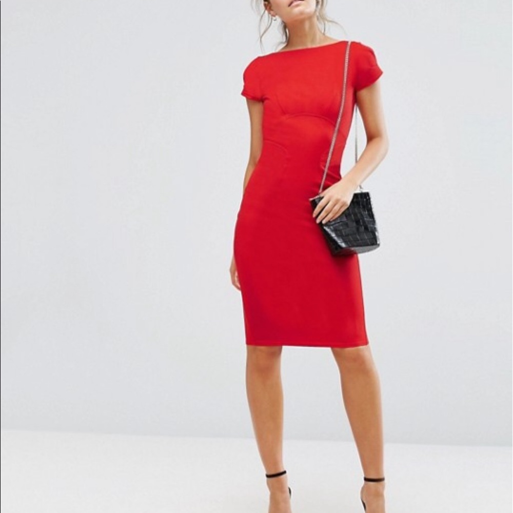 Red dress